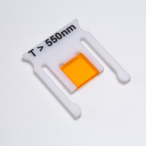 optical high pass filter, 550nm with ND1